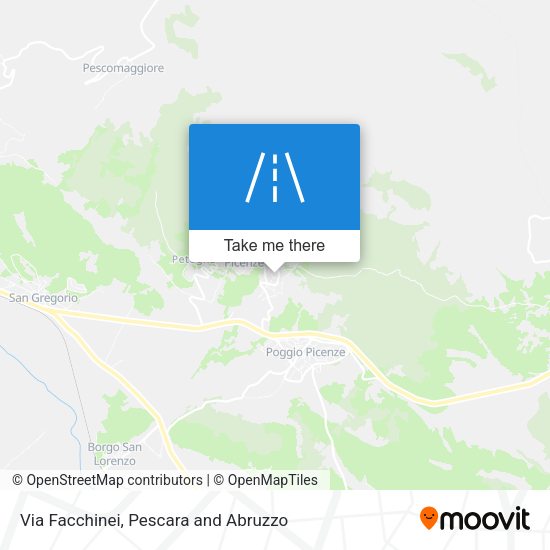 Via Facchinei map