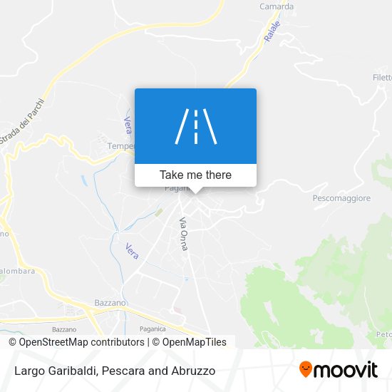 Largo Garibaldi map