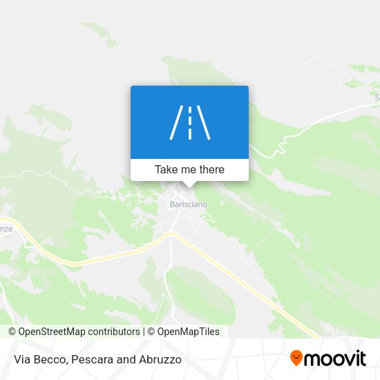Via Becco map