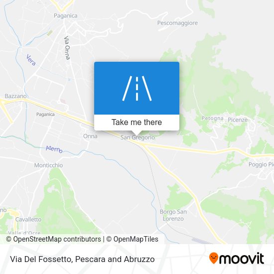 Via Del Fossetto map