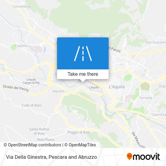 Via Della Ginestra map