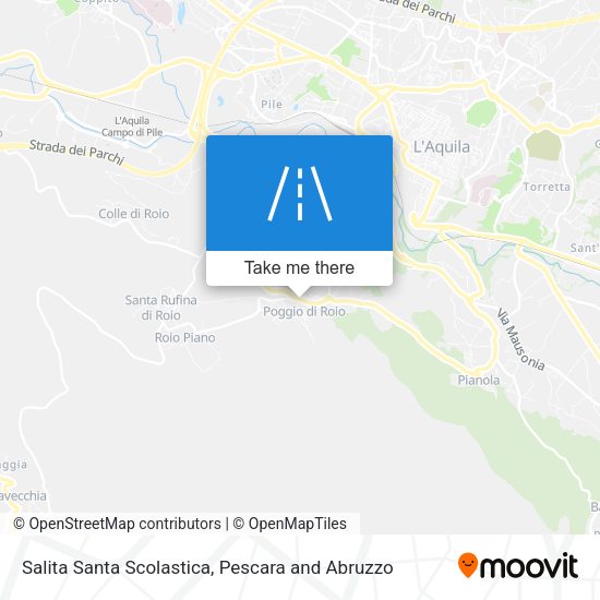 Salita Santa Scolastica map