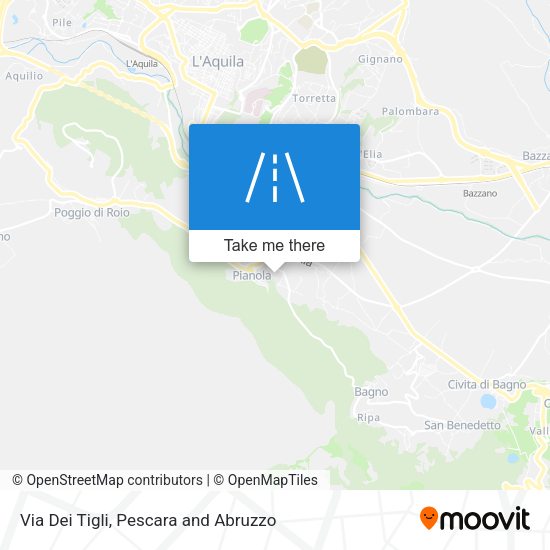 Via Dei Tigli map