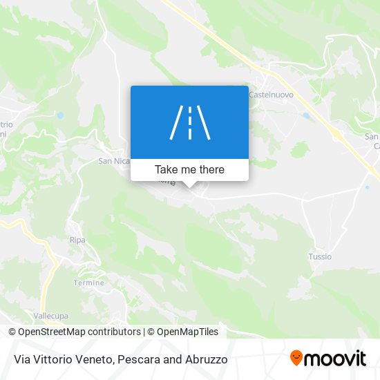 Via Vittorio Veneto map