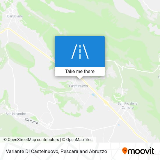Variante Di Castelnuovo map