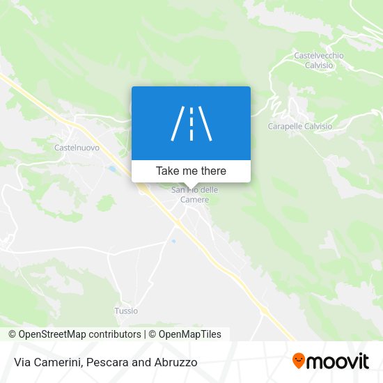 Via Camerini map