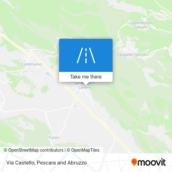 Via Castello map