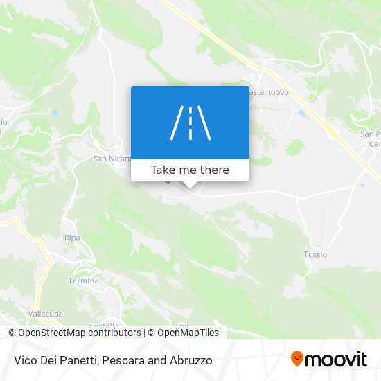 Vico Dei Panetti map
