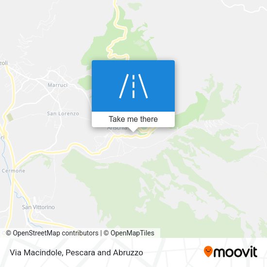 Via Macindole map
