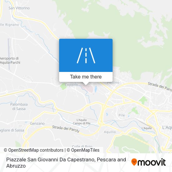 Piazzale San Giovanni Da Capestrano map