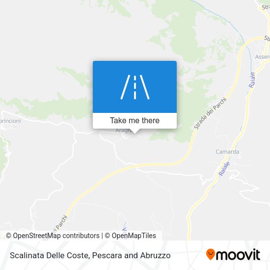 Scalinata Delle Coste map