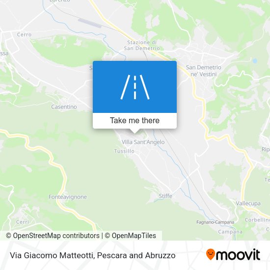 Via Giacomo Matteotti map