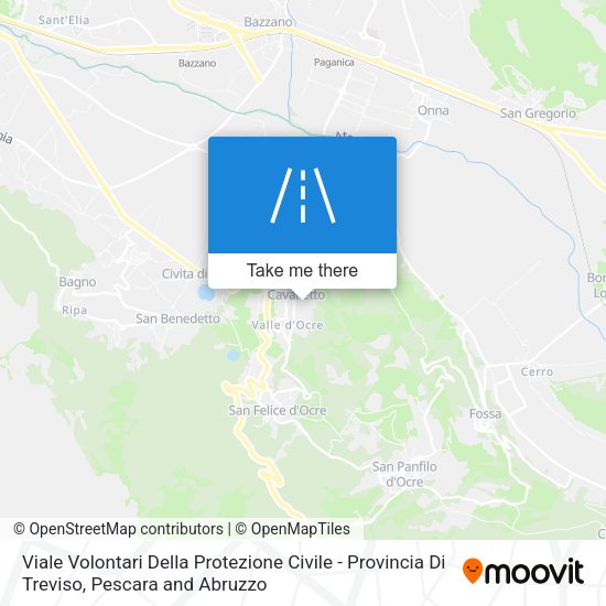 Viale Volontari Della Protezione Civile - Provincia Di Treviso map