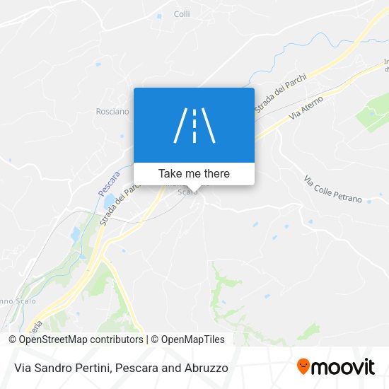Via Sandro Pertini map