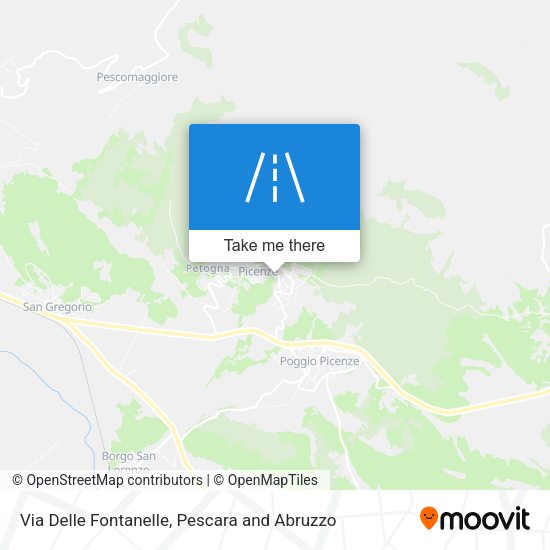 Via Delle Fontanelle map