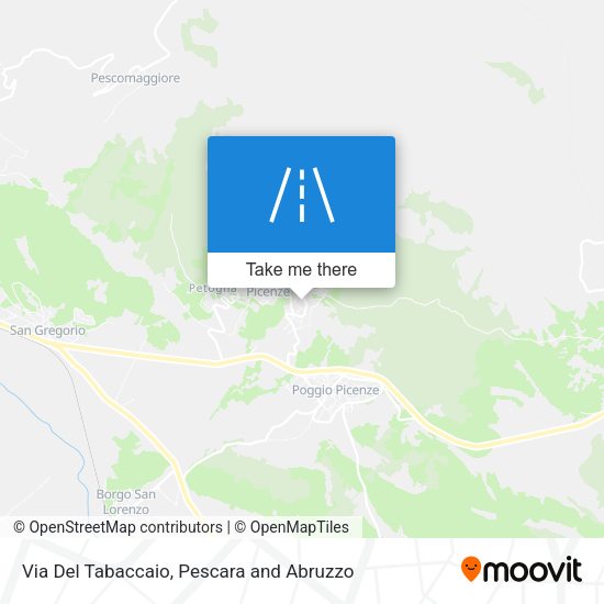 Via Del Tabaccaio map