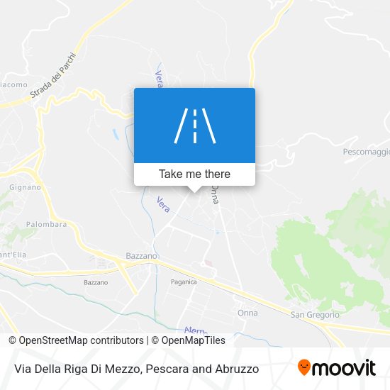 Via Della Riga Di Mezzo map