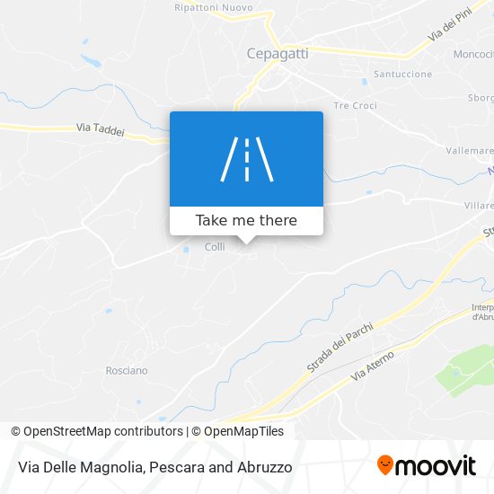 Via Delle Magnolia map