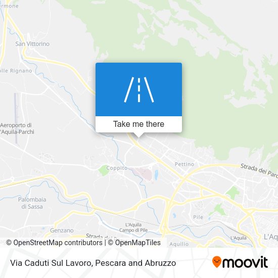 Via Caduti Sul Lavoro map