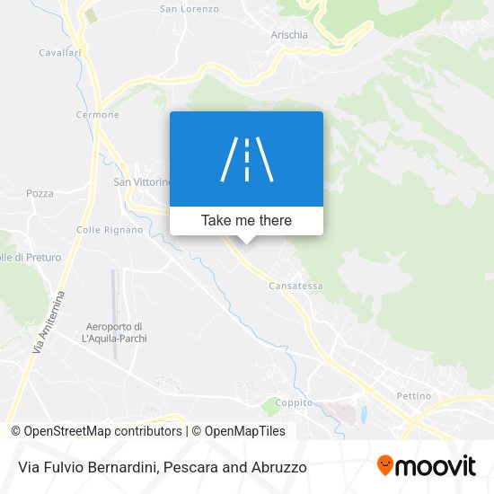 Via Fulvio Bernardini map