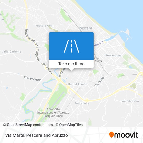 Via Marta map