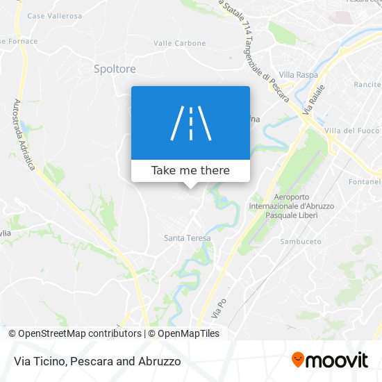 Via Ticino map