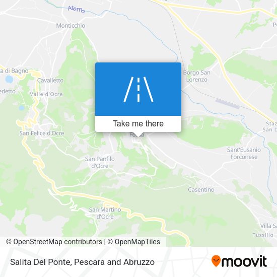 Salita Del Ponte map