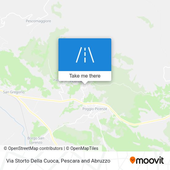 Via Storto Della Cuoca map