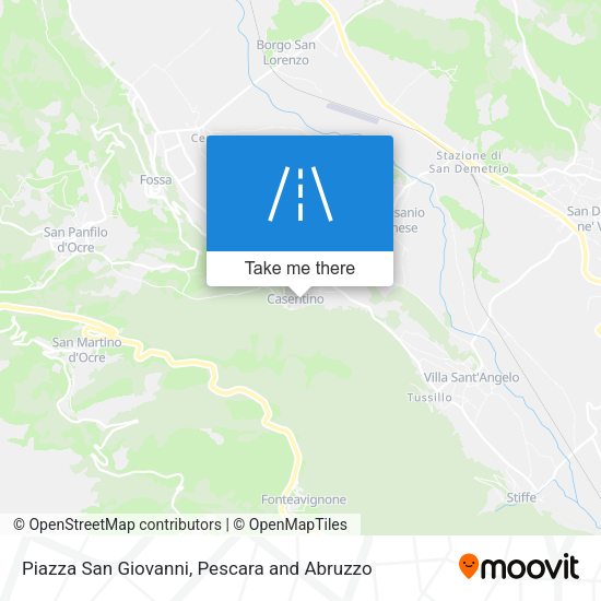 Piazza San Giovanni map