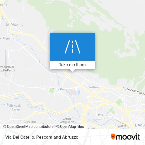 Via Del Catello map