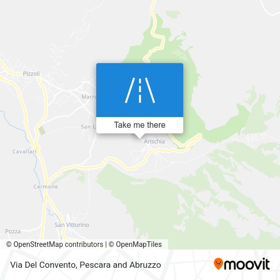 Via Del Convento map