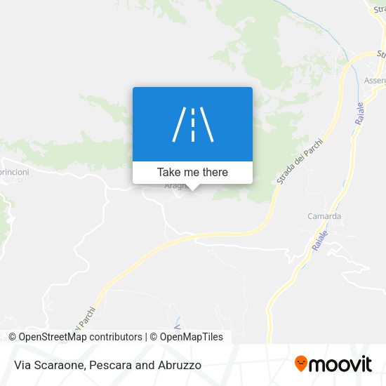 Via Scaraone map