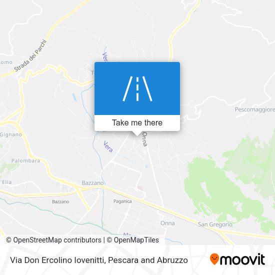 Via Don Ercolino Iovenitti map
