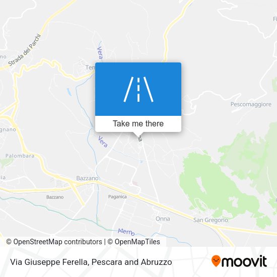 Via Giuseppe Ferella map