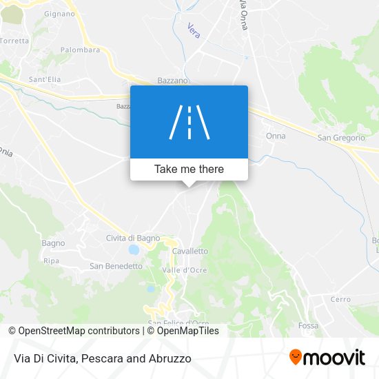 Via Di Civita map