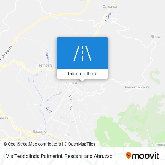 Via Teodolinda Palmerini map