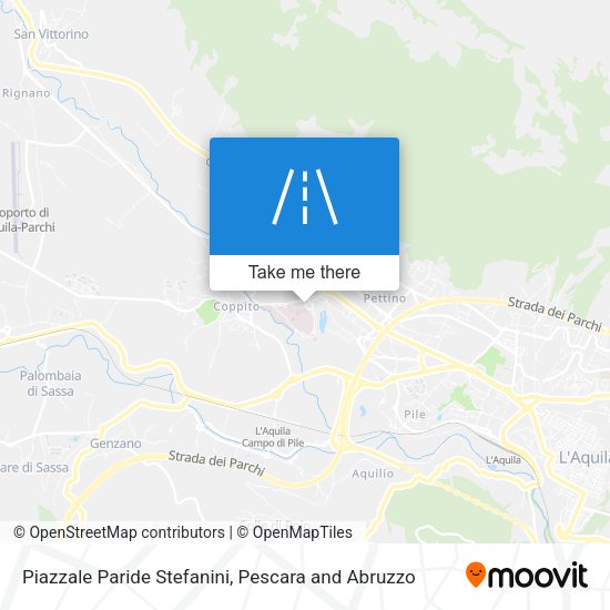 Piazzale Paride Stefanini map
