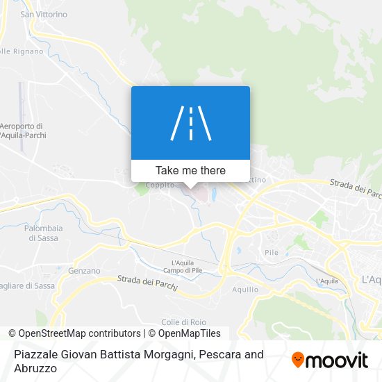 Piazzale Giovan Battista Morgagni map