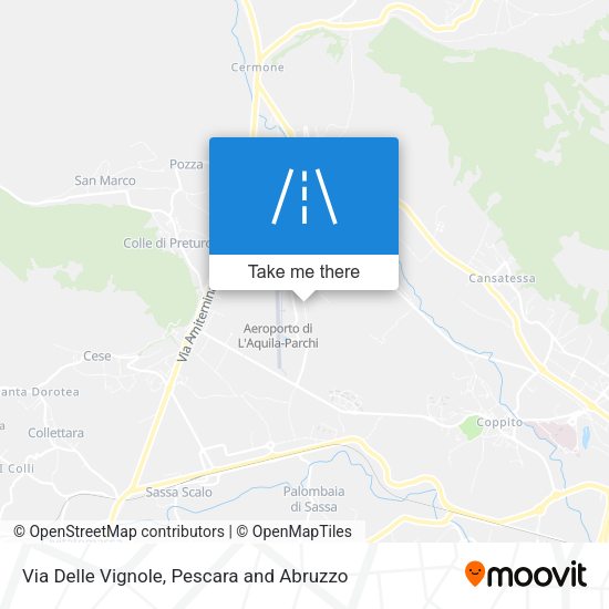 Via Delle Vignole map