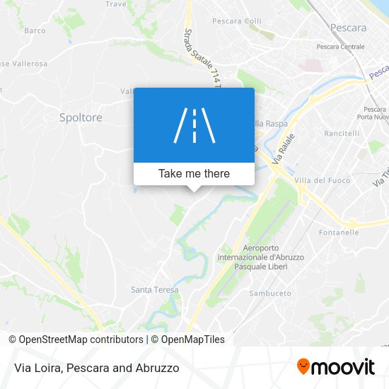 Via Loira map