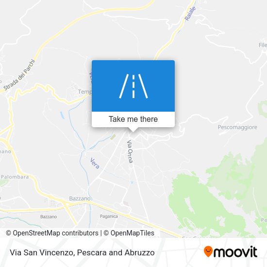 Via San Vincenzo map