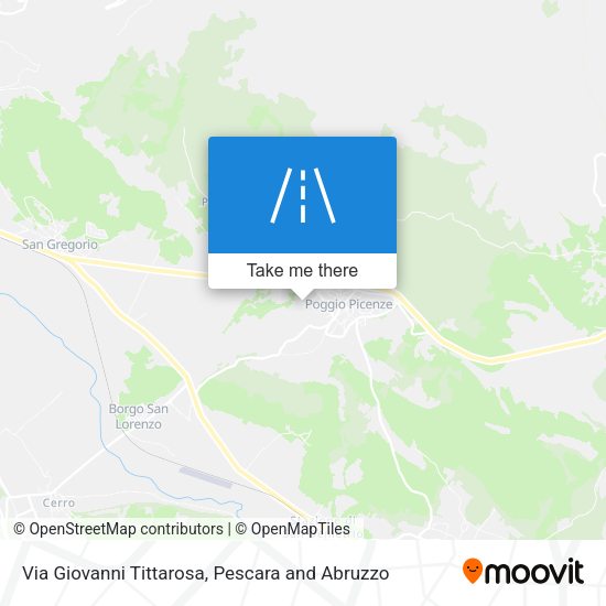 Via Giovanni Tittarosa map