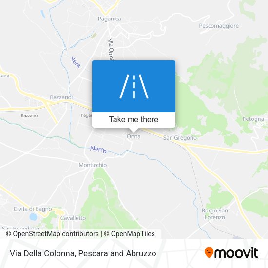 Via Della Colonna map