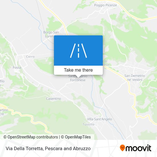 Via Della Torretta map