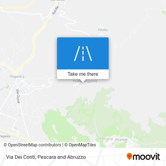 Via Dei Conti map