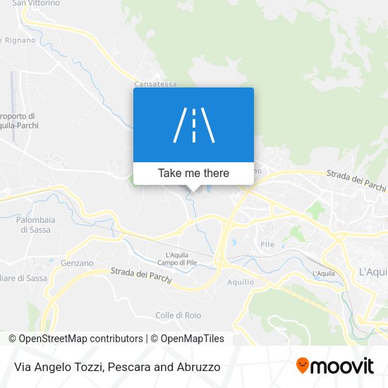 Via Angelo Tozzi map