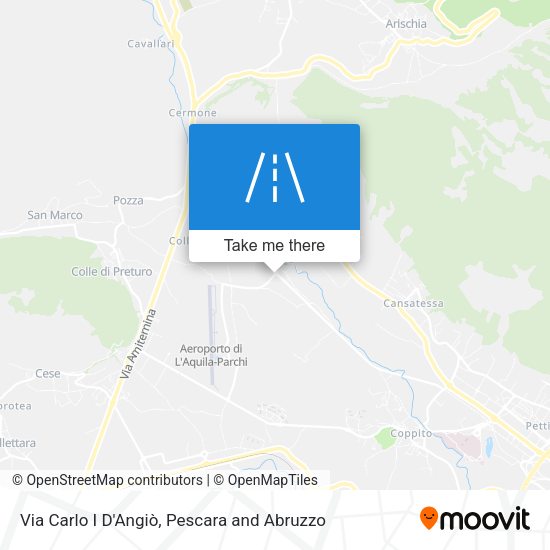 Via Carlo I D'Angiò map