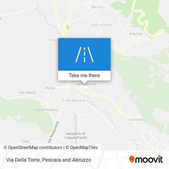 Via Della Torre map