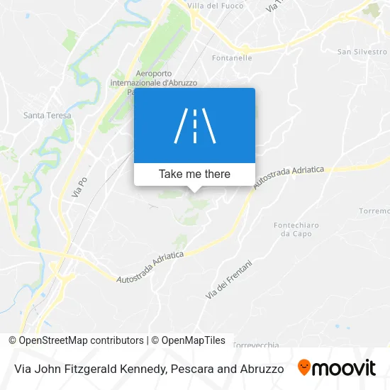 Via John Fitzgerald Kennedy map
