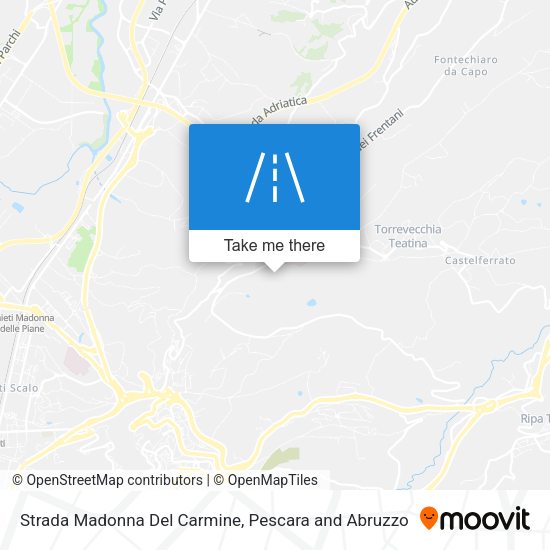 Strada Madonna Del Carmine map
